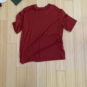 Burgundy, j crew shirt